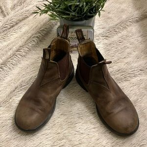 BLUNDSTONE Rustic Brown youth boots, size 3